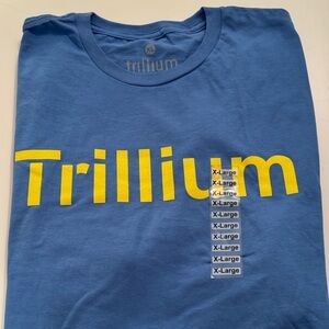 Trilium Brewing Tee Shirt Blue XL NEW